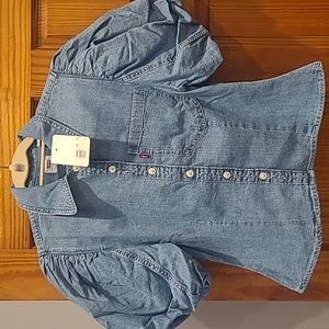 NWT Levis Denim Blouse